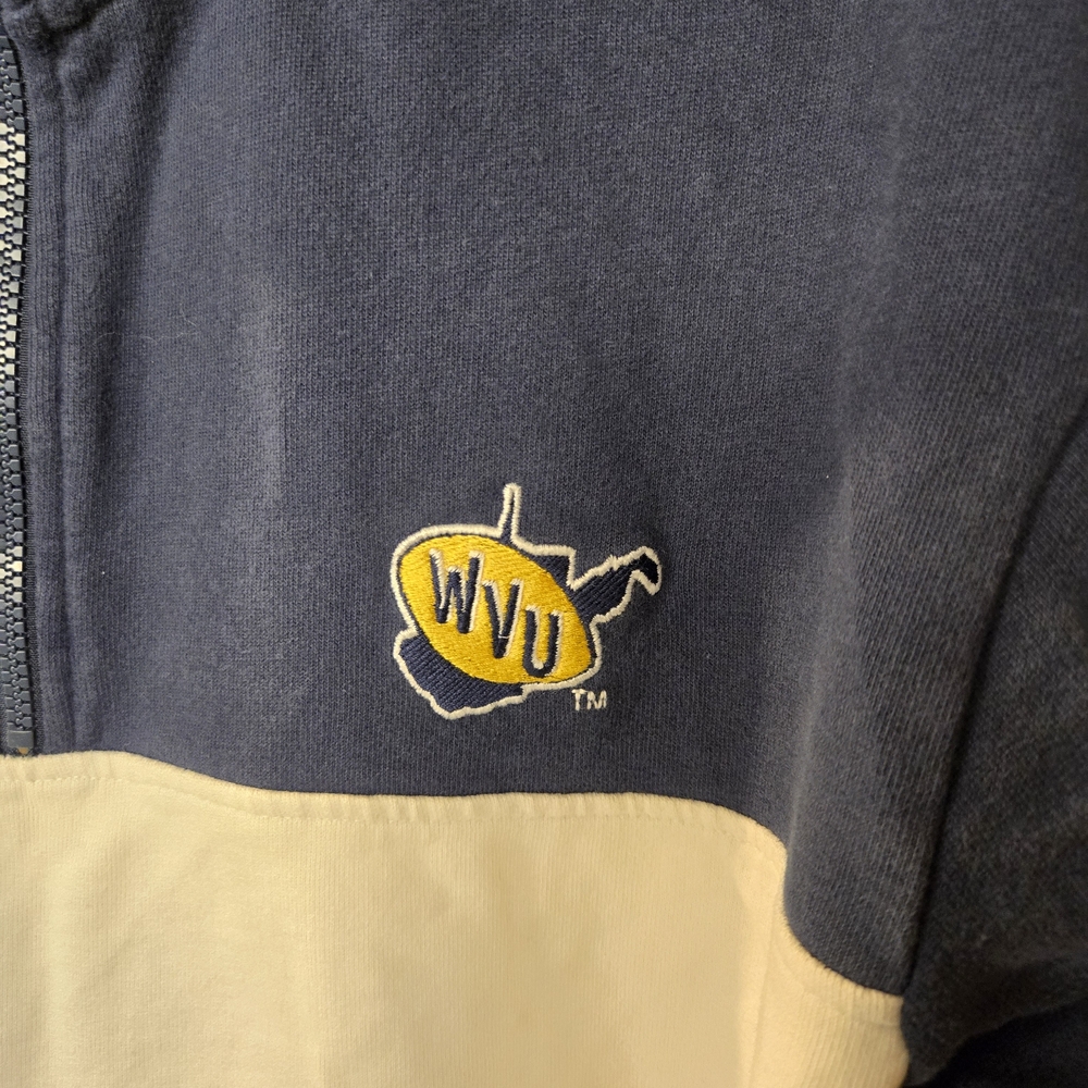 Tailgate WVU West Virginia University 1/4 Zip Pullover Sweatshirt XXL - Picture 2 of 7